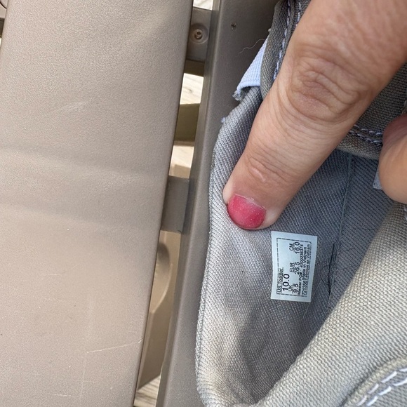 Vans Kids Gray Slip-On Sneakers - Picture 3 of 3